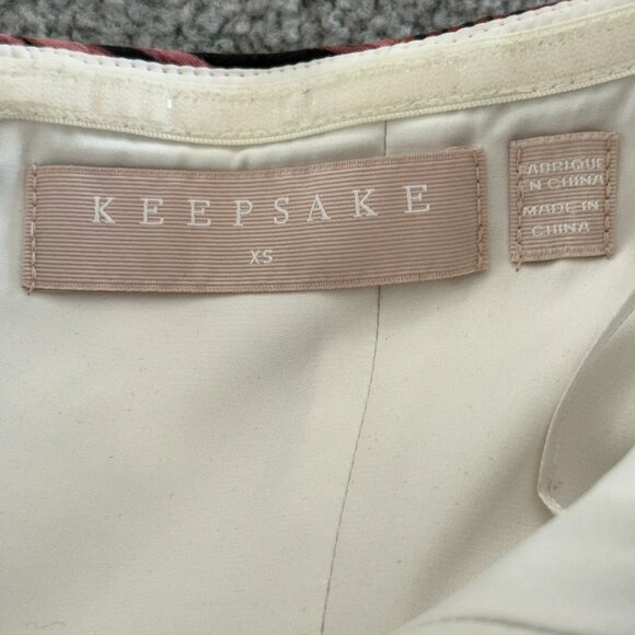 - Keepsake Divide Dress Strapless in Collage Floral Revolve Party Cocktails XS - Picture 4 of 12